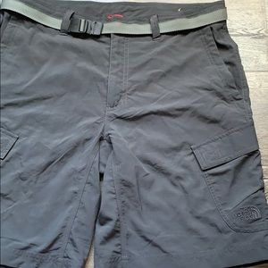North face grey men’s shorts